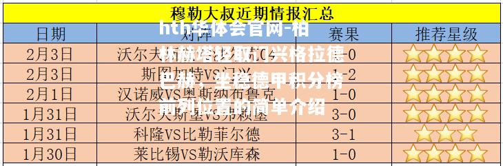hth华体会官网-柏林赫塔轻取门兴格拉德巴赫，坐稳德甲积分榜前列位置的简单介绍