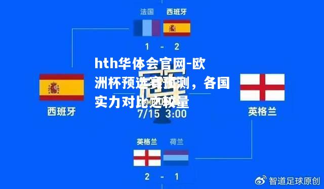 hth华体会官网-欧洲杯预选赛预测，各国实力对比之较量